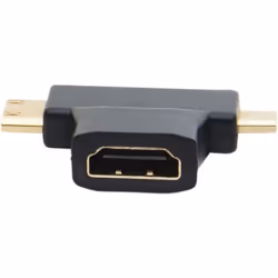 Hypertec 129904-HY, Mini HDMI/Micro HDMI, HDMI A, Noir