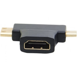 Hypertec 129904-HY changeur de genre de câble Mini HDMI/Micro HDMI HDMI A Noir