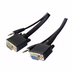 Hypertec 137226-HY, 7,5 m, VGA (D-Sub), VGA (D-Sub), Mâle, Mâle, Noir