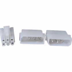 EXC 146691 câble Série Blanc 0,2 m 2 x Molex (4-pin) 1 x 6-pin PCI-Express