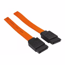 CUC Exertis Connect 147630, 0,2 m, SATA III, SATA 15 broches, SATA 15 broches, Femelle/Femelle, Noir, Orange