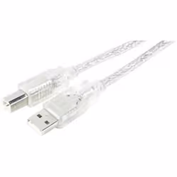 EXC 149600, 1,8 m, USB A, USB B, USB 2.0, 480 Mbit/s, Transparent