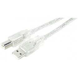 EXC 149600 câble USB 1,8 m USB 2.0 USB A USB B Transparent