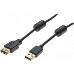 Hypertec 149674-HY câble USB 5 m USB 2.0 USB A Noir