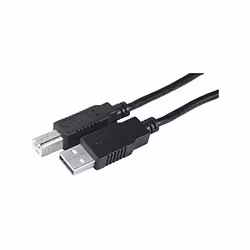 Connect 149711, 1,8 m, USB A, USB B, USB 2.0, Noir