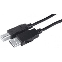 Dexlan 149720 câble USB 3 m USB 2.0 USB A USB B Noir
