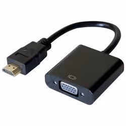 Dacomex 194005, Convertisseur vidéo de passif, Noir, HDMI, VGA
