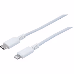 Dacomex 194042, 2 m, Lightning, USB C, Mâle, Mâle, Blanc