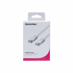 Dacomex DAC-199006 câble de réseau Blanc 0,5 m Cat6 F/UTP (FTP)