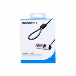 Dacomex 199011 câble antivol Noir, Argent 2 m
