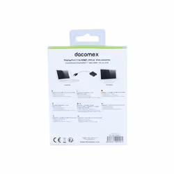 Dacomex 199058 câble vidéo et adaptateur 0,23 m DisplayPort DVI-D + VGA (D-Sub) + HDMI Noir