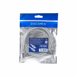 Dacomex F/UTP CAT6a 1 m, 1 m, Cat6a, F/UTP (FTP), RJ-45, RJ-45