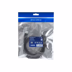 Dacomex HDMI 2 m, 2 m, HDMI Type A (Standard), HDMI Type A (Standard), 10,2 Gbit/s, Noir
