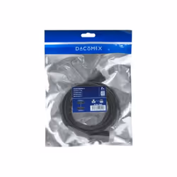 Dacomex DisplayPort 2m, 2 m, DisplayPort, DisplayPort, Mâle, Mâle, Noir