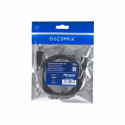 Dacomex mini USB - USB 2.0 1.5m, 1,5 m, USB A, Mini-USB A, USB 2.0, Mâle/Mâle, Noir