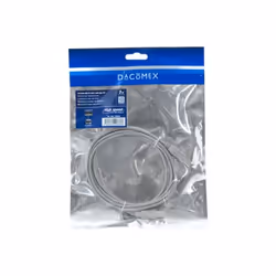 Dacomex USB 2.0 AM/BM 3m, 3 m, USB A, USB B, USB 2.0, Mâle/Mâle, Gris