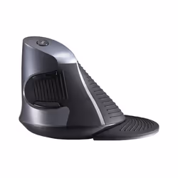 Delux M618GL+G01UF, Droitier, Laser, RF sans fil, 3000 DPI, Noir