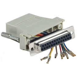 Hypertec 250450-HY changeur de genre de câble RJ-45 DB25 Gris