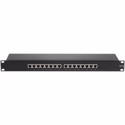 Hypertec 257270-HY, Cat6, S/UTP (STP), Noir, Montage de rack, 1U