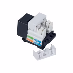 Hypertec 272850-HY, Plat, Gris, RJ-45, Femelle, Cat5e, U/UTP (UTP)