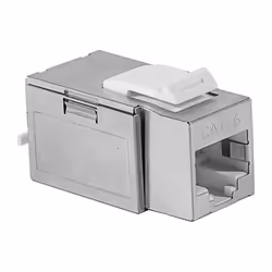 Hypertec 272884-HY, Plat, Gris, RJ-45, Femelle, Cat6, F/UTP (FTP)