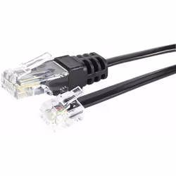 CUC Exertis Connect 285011, 10 m, RJ-11, RJ-45, Noir, Mâle, Mâle