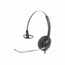 Dacomex 291014, Avec fil, Bureau/Centre d'appels, Casque, Noir