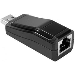 Dexlan 310740 changeur de genre de câble USB 3.0 Type A RJ-45 Noir