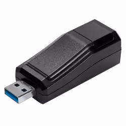 Dexlan 310740 changeur de genre de câble USB 3.0 Type A RJ-45 Noir