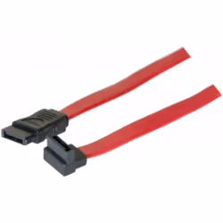 Hypertec 314006-HY, 0,5 m, SATA III, SATA 7-pin, SATA 7-pin, Femelle/Femelle, Noir, Rouge