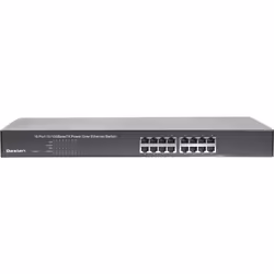 Dexlan 317076, Non-géré, Fast Ethernet (10/100), Connexion Ethernet, supportant l'alimentation via ce port (PoE), Grille de m ...