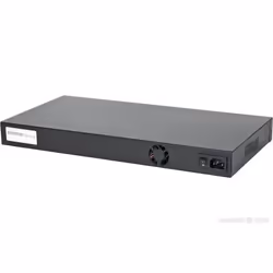 Dexlan 317076 commutateur réseau Non-géré Fast Ethernet (10/100) Connexion Ethernet, supportant l'alimentation via ce port (PoE) 19U Noir