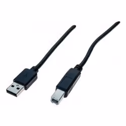 EXC 352451, 5 m, USB A, USB B, USB 2.0, 480 Mbit/s, Noir