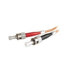 Dexlan 390020 câble de fibre optique 2 m ST OM1 Noir, Rouge