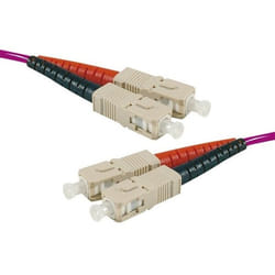 Dexlan 1m SC/SC 50/125 câble de fibre optique OM3 Violet