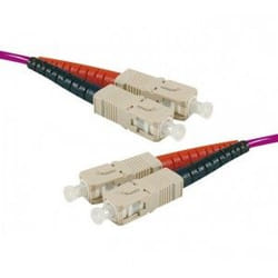 Hypertec 391486-HY câble de fibre optique 20 m SC OM3 Violet