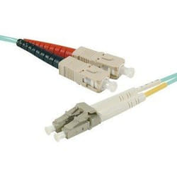 Dexlan SC/LC 50/125 M/M 2m câble de fibre optique OM3 Noir, Gris, Rouge, Jaune
