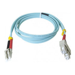 Hypertec 391555-HY câble de fibre optique 5 m SC LC OM3 Couleur aqua