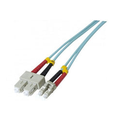 EXC 391560 câble de fibre optique 20 m SC LC OM3 Bleu