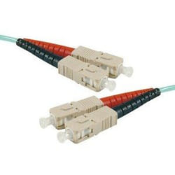 Connect 391652 câble de fibre optique 3 m SC OM4 Couleur aqua