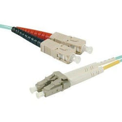Connect 391662 câble de fibre optique 3 m SC LC OM4 Couleur aqua