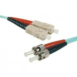 Hypertec 391703-HY câble de fibre optique 5 m SC ST OM4 Couleur aqua