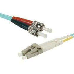 Connect 391714 câble de fibre optique 8 m LC ST OM4 Couleur aqua