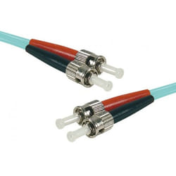 Connect 391728 câble de fibre optique 20 m ST OM4 Couleur aqua