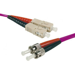 Hypertec 391750-HY câble de fibre optique 1 m SC ST OM3 Violet