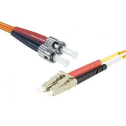 EXC 392122 câble de fibre optique 20 m LC ST OM2 Orange