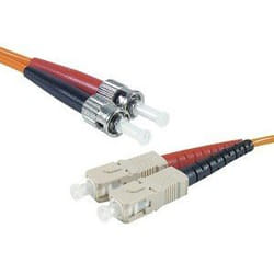 Connect 392207 câble de fibre optique 20 m 2x ST 2x SC OM2 Jaune