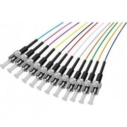 Hypertec 392256-HY câble de fibre optique 2 m 12x ST Pigtail OS2 Multicolore