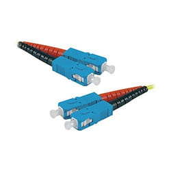 Connect 392320 câble de fibre optique 1 m 2x SC OS2 Jaune