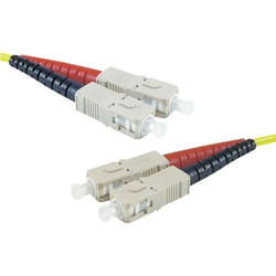 Connect 392327 câble de fibre optique 15 m 2x SC OS2 Jaune